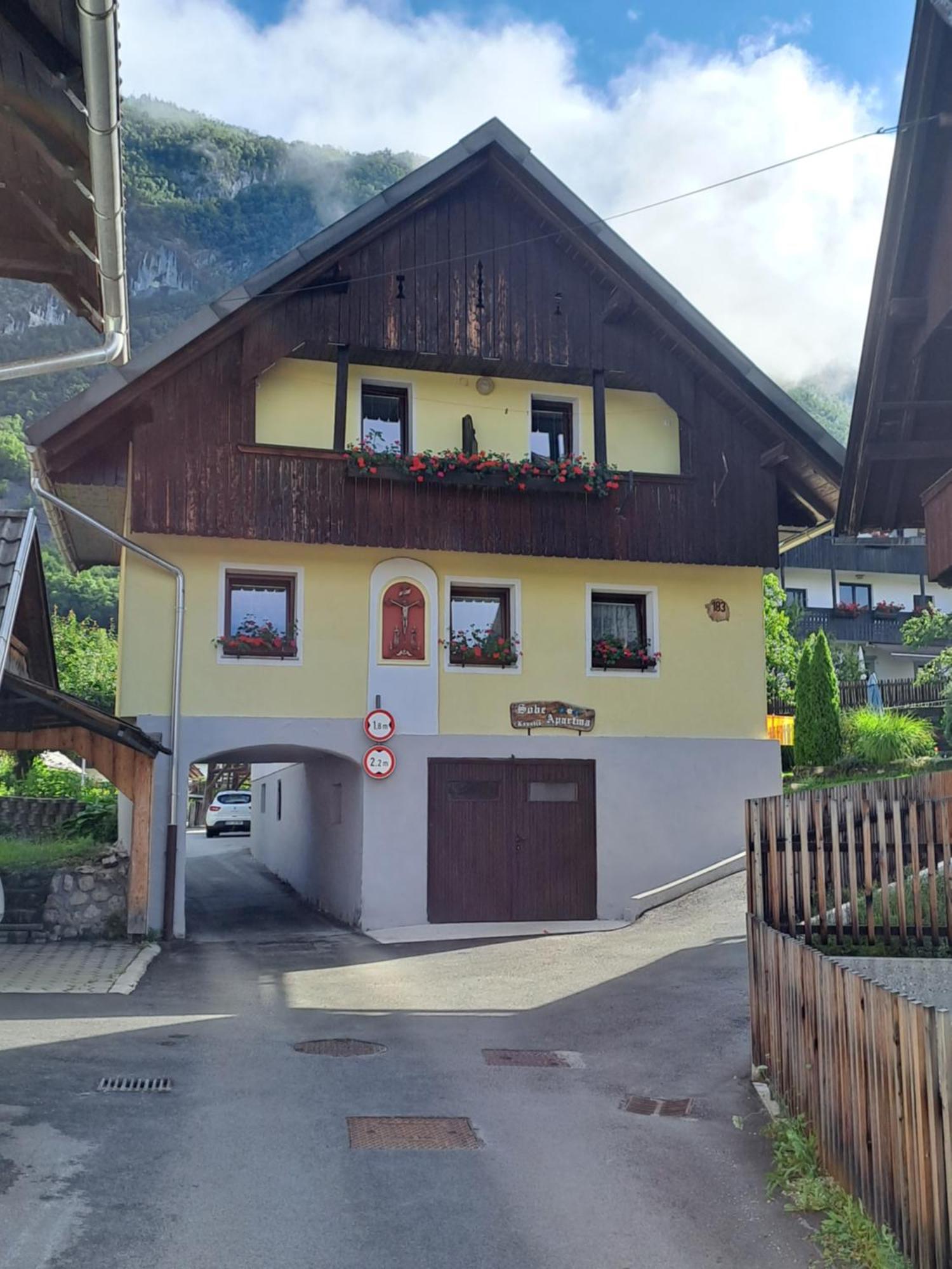 Apartmaji Jost Bohinj Eksteriør billede